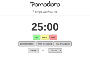 Pomodoro timer
